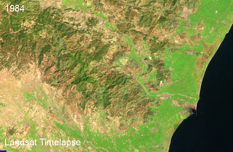 Timelapse Sierra Calderona&nbsp;1984-2021