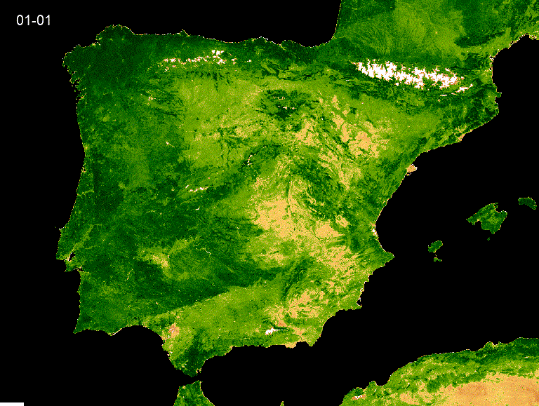 Timelapse Península Ibérica